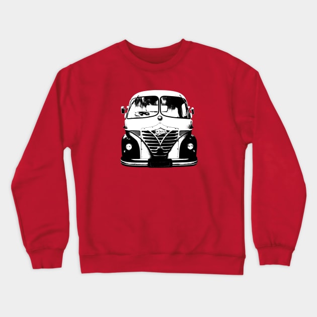 Foden S21 1960s classic heavy lorry monoblock black/white Crewneck Sweatshirt by soitwouldseem